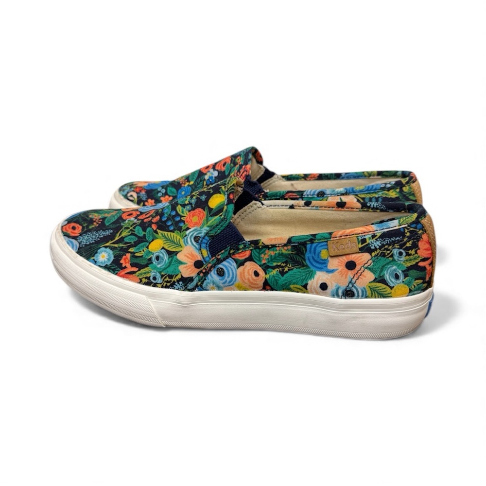 Floral Slip-On Sneakers
